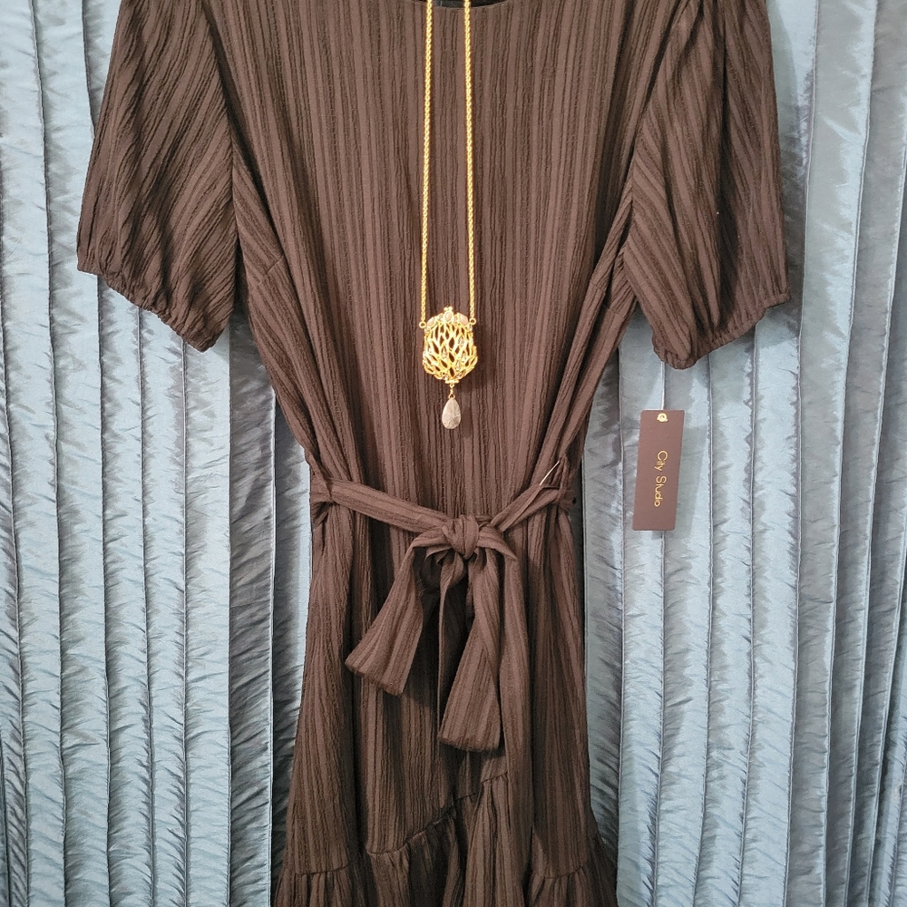 City Studio Brand Black Dress